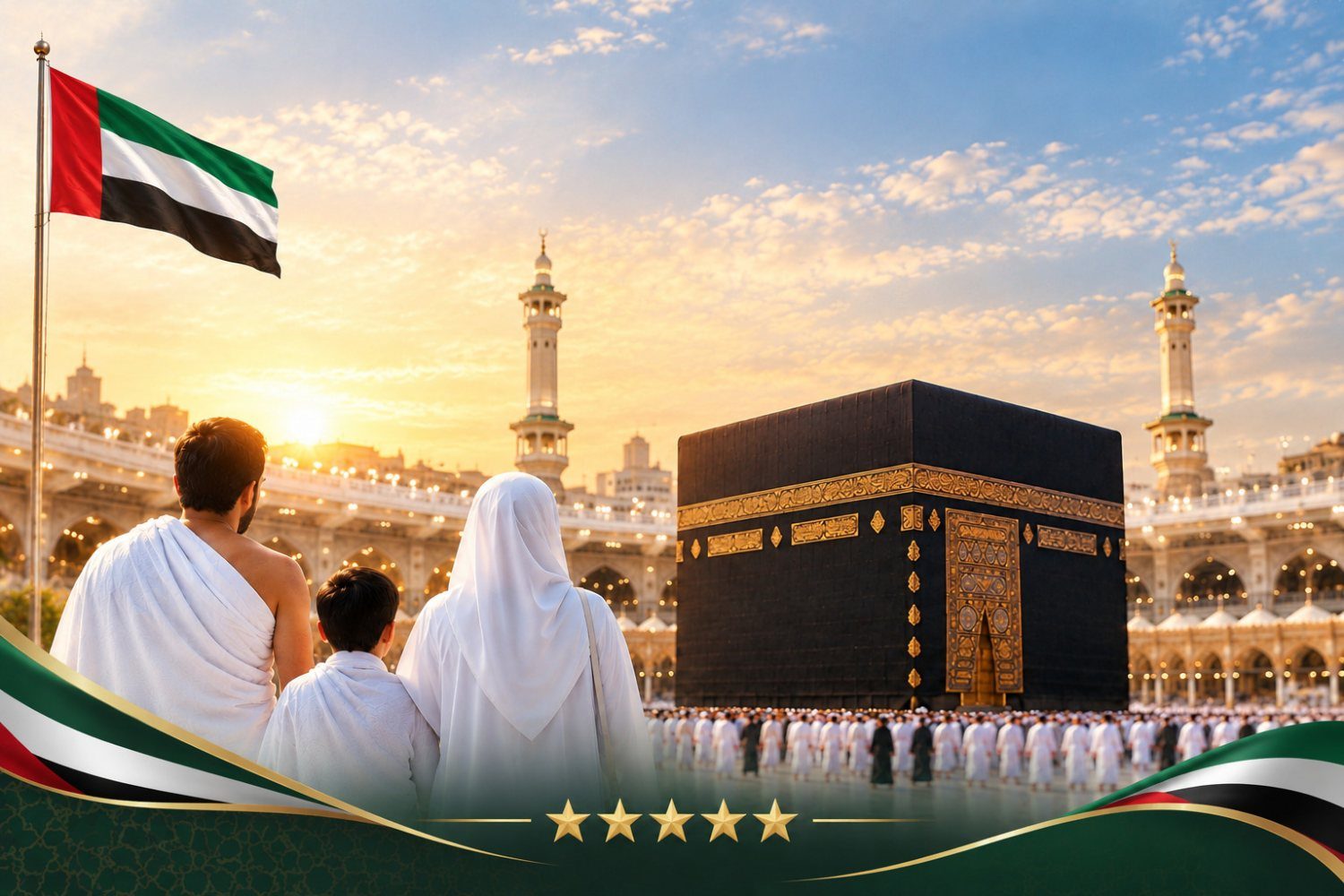 باقة العمرة خمس نجوم للعيد الوطني الاماراتي (مكة و المدينة) - 4 ليال [بداية من مكة]